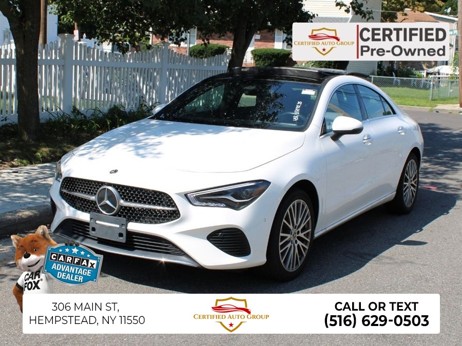 Used 2025 Mercedes-benz Cla in Hempstead, New York | Certified Auto Group. Hempstead, New York