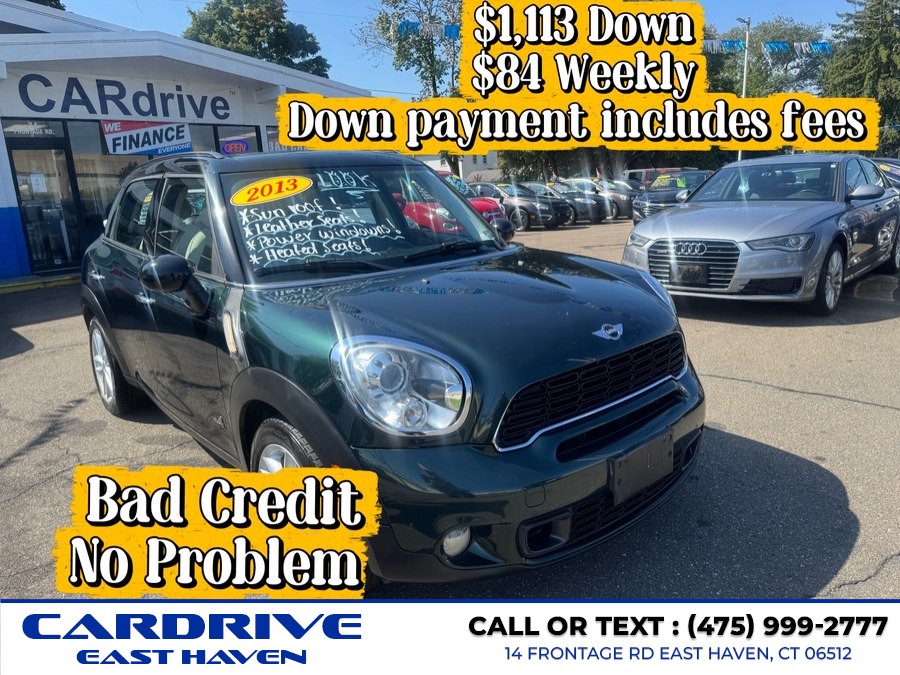 2013 MINI Cooper Countryman AWD 4dr S ALL4, available for sale in East Haven, Connecticut | Cardrive Auto Group 5 LLC. East Haven, Connecticut