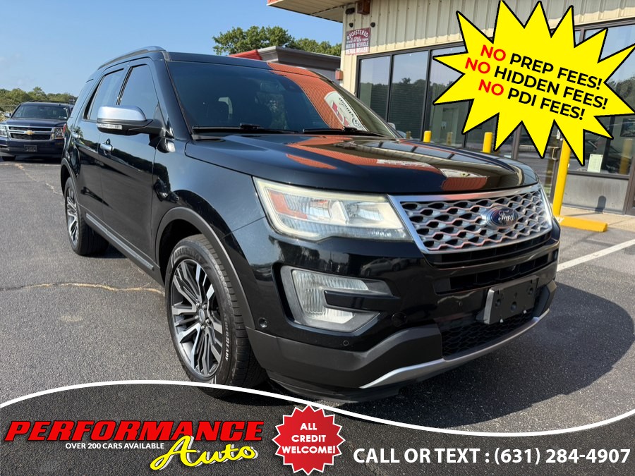2017 Ford Explorer Platinum 4WD, available for sale in Bohemia, New York | Performance Auto Inc. Bohemia, New York