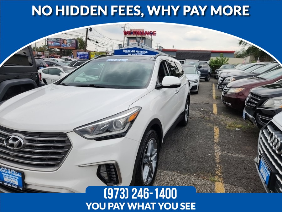 2017 Hyundai Santa Fe Limited Ultimate 3.3L Auto AWD, available for sale in Lodi, New Jersey | Route 46 Auto Sales Inc. Lodi, New Jersey