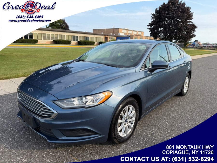 2018 Ford Fusion S FWD, available for sale in Copiague, New York | Great Deal Motors. Copiague, New York