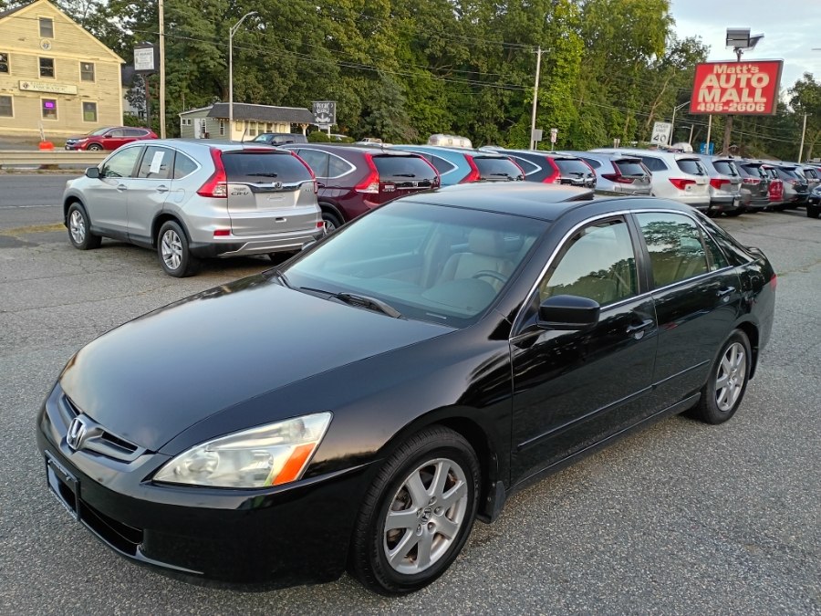 2005 Honda Accord Sdn EX-L V6 AT, available for sale in Chicopee, Massachusetts | Matts Auto Mall LLC. Chicopee, Massachusetts