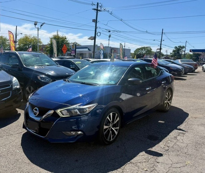 Storm Blue 2017 Nissan Maxima Sedan Front-Wheel Drive Automatic