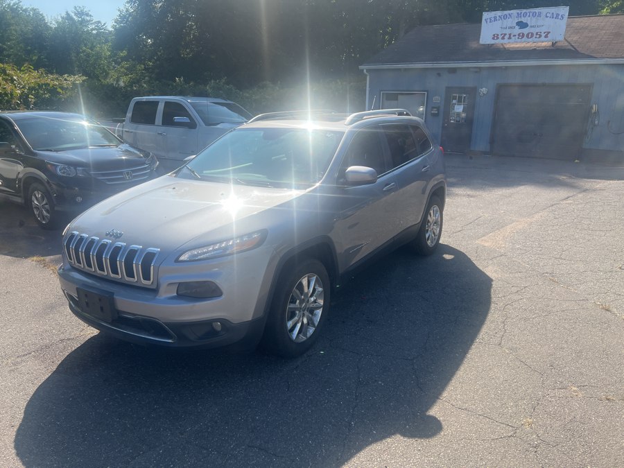 2014 Jeep Cherokee 4WD 4dr Limited, available for sale in Vernon Rockville, Connecticut | Vernon Motor Cars. Vernon Rockville, Connecticut