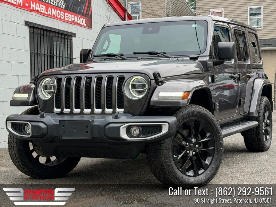 Used Jeep Wrangler 4xe Unlimited Sahara 4x4 2021 | Champion of Paterson. Paterson, New Jersey