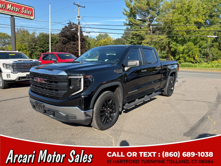 2022 GMC Sierra 1500 4WD Crew Cab 157" Pro, available for sale in Tolland, Connecticut | Arcari Motor Sales. Tolland, Connecticut