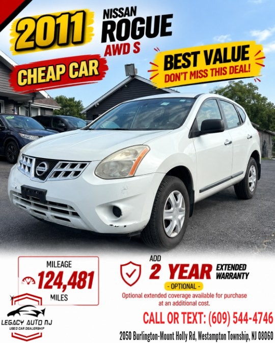 Used 2011 Nissan Rogue in Westampton Township, New Jersey | Legacy Auto NJ. Westampton Township, New Jersey