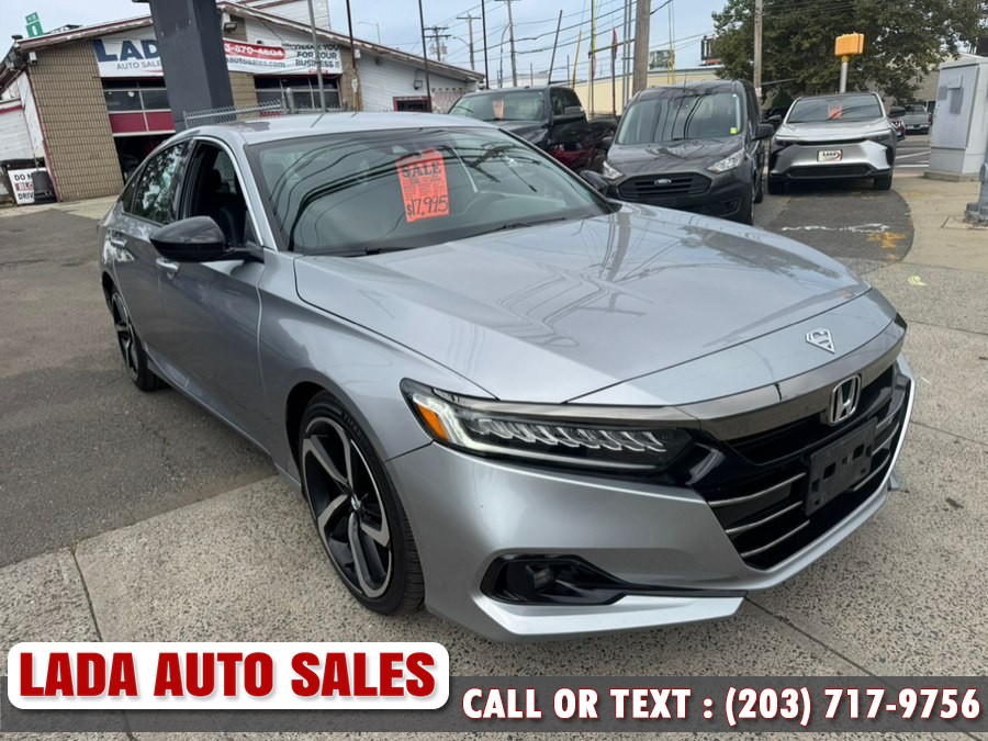 2021 Honda Accord Sedan Sport 1.5T CVT, available for sale in Bridgeport, Connecticut | Lada Auto Sales. Bridgeport, Connecticut
