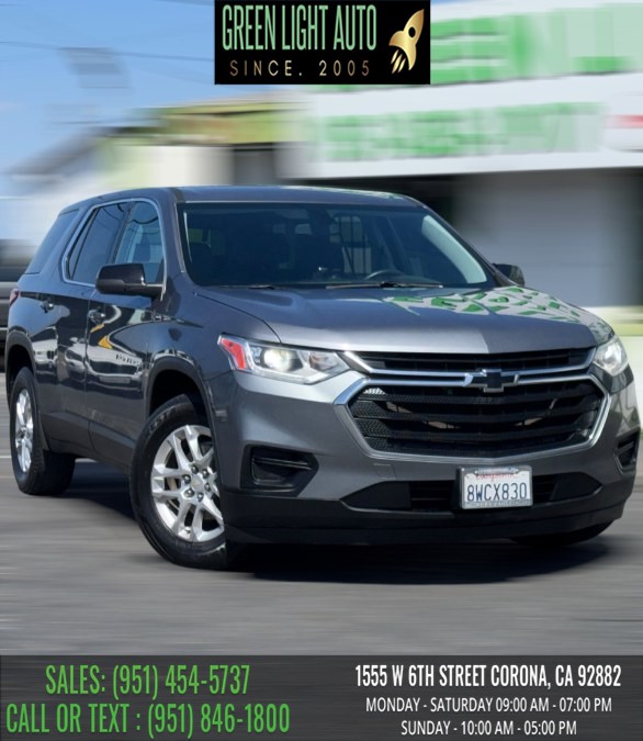 Used 2021 Chevrolet Traverse in Corona, California | Green Light Auto. Corona, California