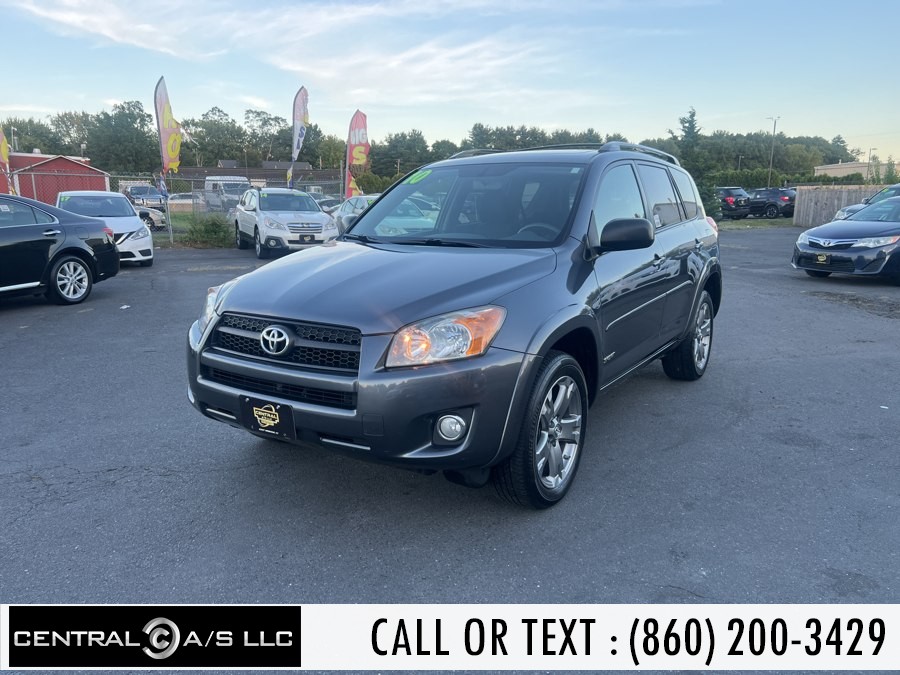 2010 Toyota RAV4 4WD 4dr 4-cyl 4-Spd AT Sport (Natl), available for sale in East Windsor, Connecticut | Central A/S LLC. East Windsor, Connecticut