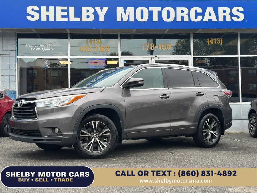 2016 Toyota Highlander AWD 4dr V6 XLE (Natl), available for sale in Springfield, Massachusetts | Shelby Motor Cars. Springfield, Massachusetts