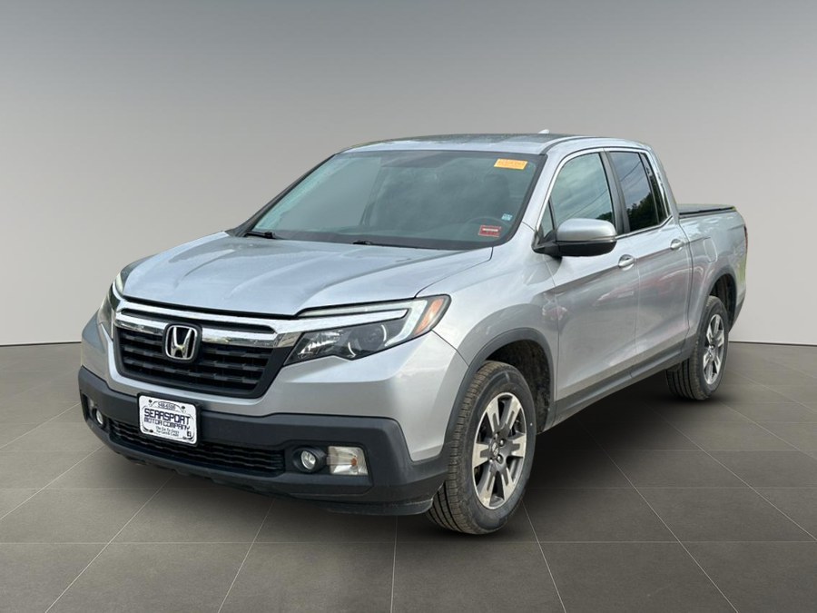 Silver 2017 Honda Ridgeline Pickup Truck All-Wheel Drive Automatic