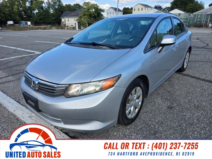 2012 Honda Civic Sdn 4dr Auto LX, available for sale in Providence, Rhode Island | United Auto Sales Inc. Providence, Rhode Island