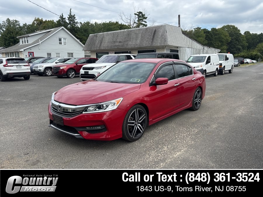 2017 Honda Accord Sedan Sport SE CVT, available for sale in Toms River, New Jersey | Country Motors. Toms River, New Jersey