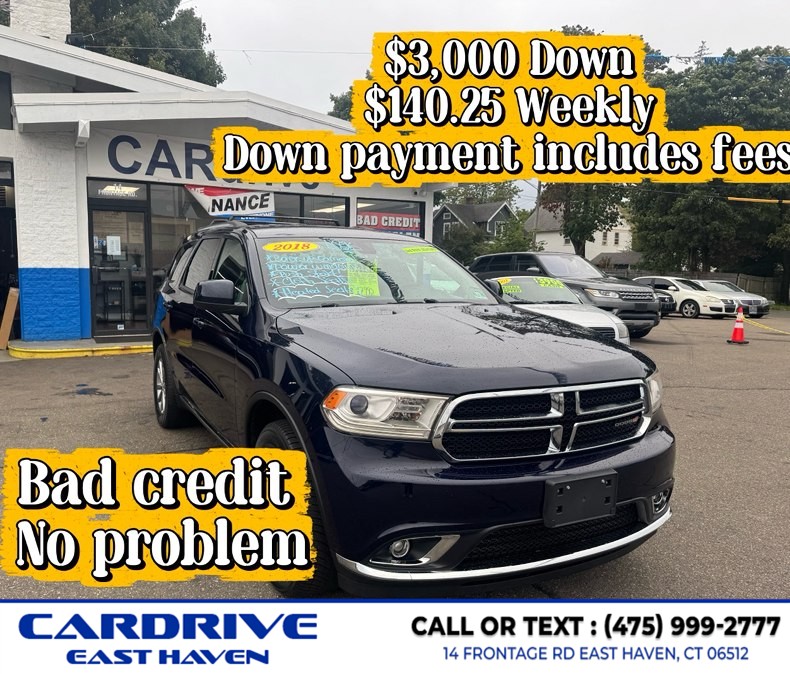 Used 2018 Dodge Durango in East Haven, Connecticut | Cardrive Auto Group 5 LLC. East Haven, Connecticut