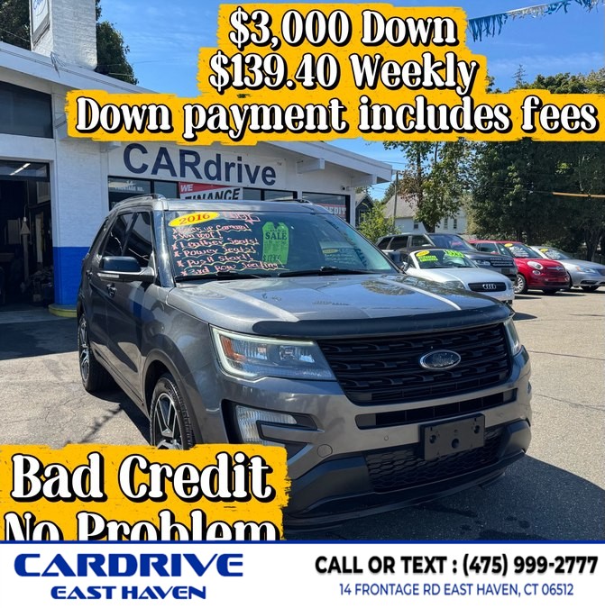 Used 2016 Ford Explorer in East Haven, Connecticut | Cardrive Auto Group 5 LLC. East Haven, Connecticut
