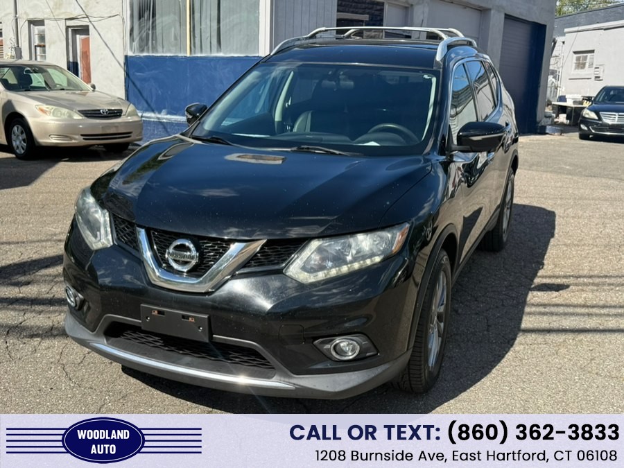 2015 Nissan Rogue AWD 4dr SL, available for sale in East Hartford, Connecticut | Woodland Auto Body. East Hartford, Connecticut