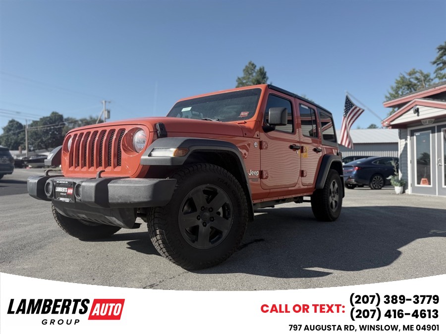 Used 2018 Jeep Wrangler Unlimi in Winslow, Maine | Lamberts Auto Group LLC. Winslow, Maine