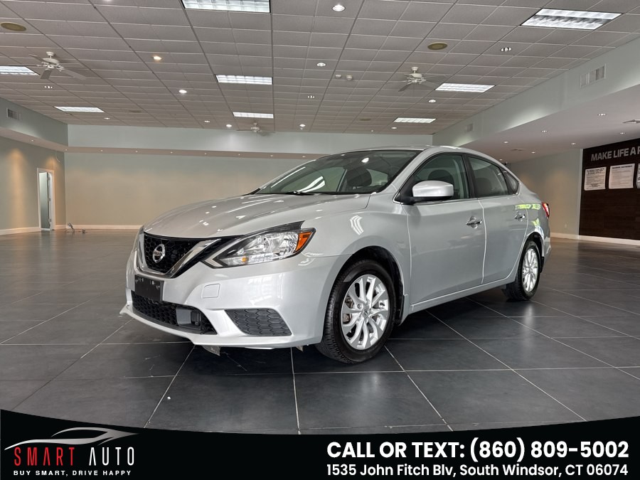 2018 Nissan Sentra SV CVT, available for sale in South Windsor, Connecticut | Smart Auto LLC. South Windsor, Connecticut