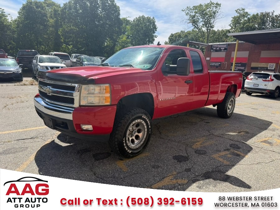 2008 Chevrolet Silverado 1500 4WD Ext Cab 143.5" Work Truck, available for sale in WORCESTER, Massachusetts | ATT MOTORS. WORCESTER, Massachusetts