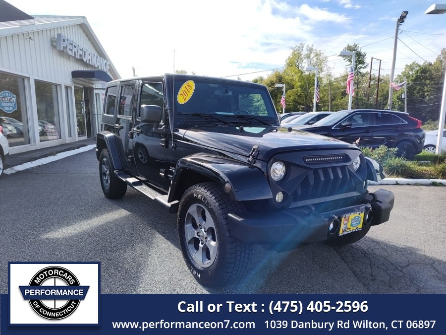 Used 2018 Jeep Wrangler JK Unlimited in Wilton, Connecticut | Performance Motor Cars Of Connecticut LLC. Wilton, Connecticut
