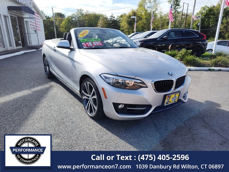 Used 2016 BMW 2 Series in Wilton, Connecticut | Performance Motor Cars Of Connecticut LLC. Wilton, Connecticut