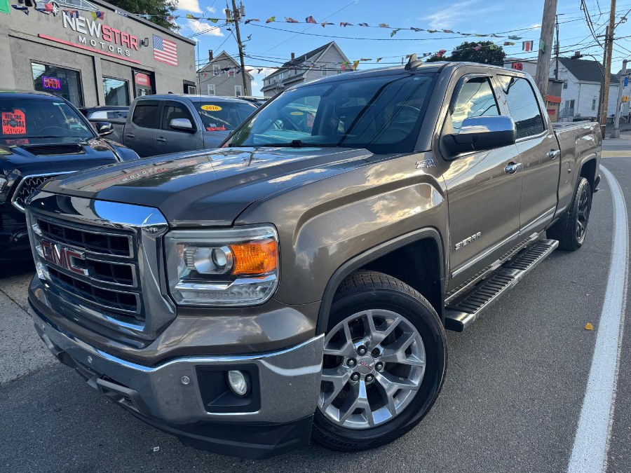 2015 GMC Sierra 1500 4WD Crew Cab 143.5" SLT, available for sale in Peabody, Massachusetts | New Star Motors. Peabody, Massachusetts