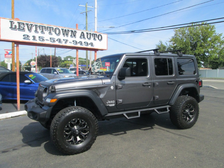 2018 Jeep Wrangler Unlimited Sport S 4x4, available for sale in Levittown, Pennsylvania | Levittown Auto. Levittown, Pennsylvania