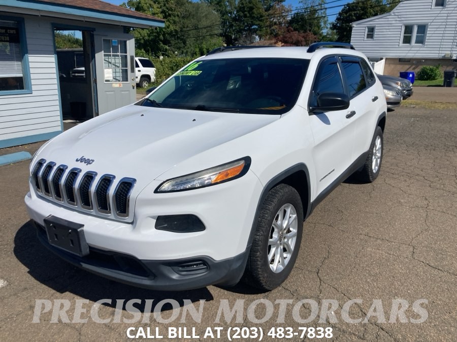 2016 Jeep Cherokee 4WD 4dr Sport, available for sale in Branford, Connecticut | Precision Motor Cars LLC. Branford, Connecticut