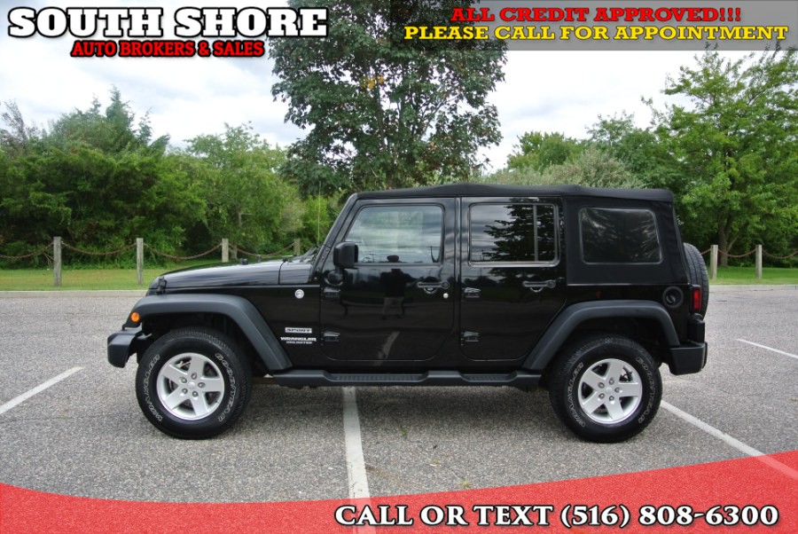 2014 Jeep Wrangler Unlimited 4WD 4dr Sport, available for sale in Massapequa, New York | South Shore Auto Brokers & Sales. Massapequa, New York