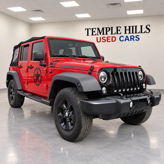 2015 Jeep Wrangler Unlimited 4WD 4dr Sport, available for sale in Temple Hills, Maryland | Temple Hills Used Car. Temple Hills, Maryland