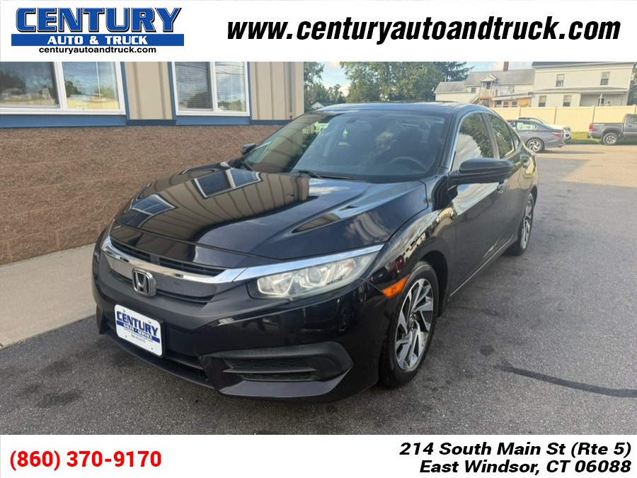 2016 Honda Civic Sedan 4dr CVT EX, available for sale in East Windsor, Connecticut | Century Auto And Truck. East Windsor, Connecticut
