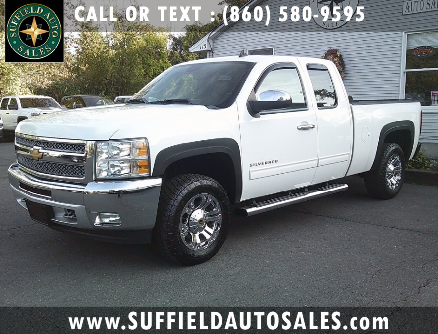 2012 Chevrolet Silverado 1500 4WD Ext Cab 143.5" LT, available for sale in Suffield, Connecticut | Suffield Auto LLC. Suffield, Connecticut