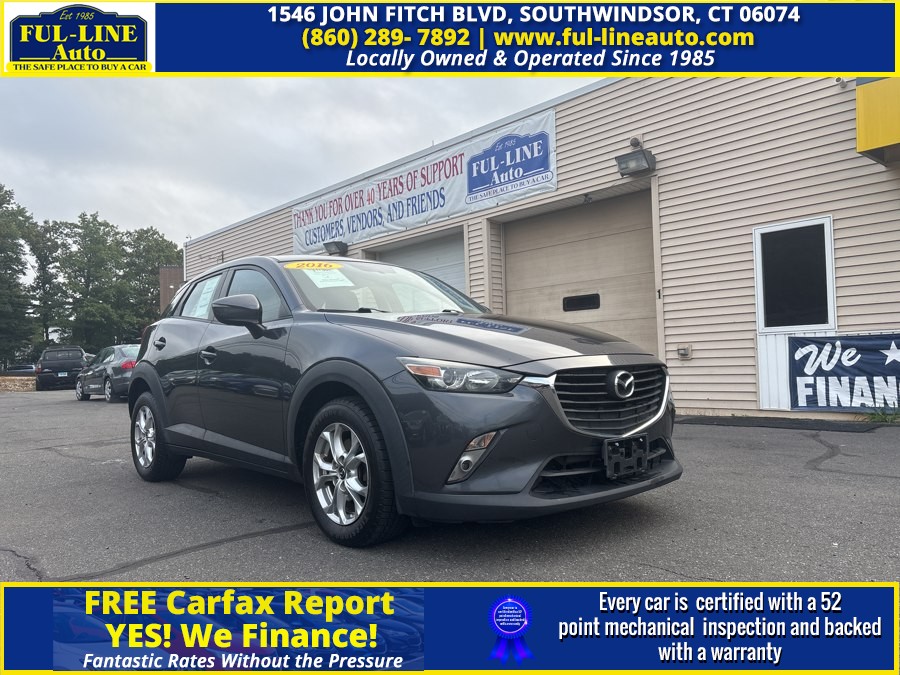 2016 Mazda CX-3 AWD 4dr Touring, available for sale in South Windsor , Connecticut | Ful-line Auto LLC. South Windsor , Connecticut