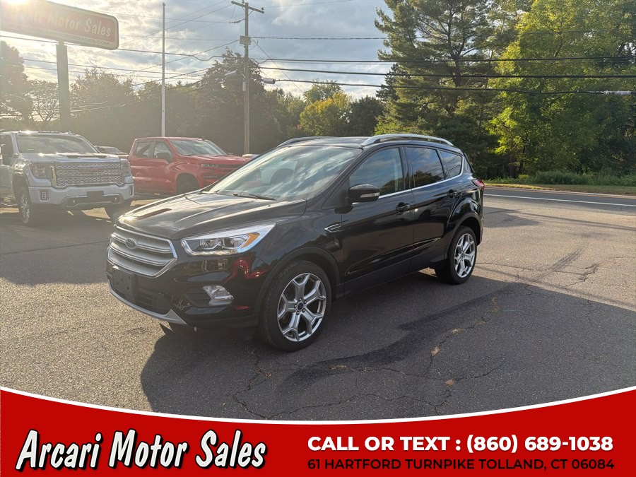 2019 Ford Escape Titanium 4WD, available for sale in Tolland, Connecticut | Arcari Motor Sales. Tolland, Connecticut