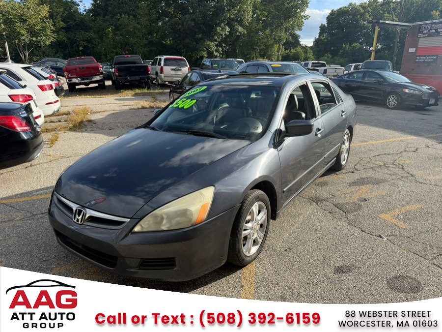 2007 Honda Accord Sdn 4dr I4 AT EX-L, available for sale in WORCESTER, Massachusetts | ATT MOTORS. WORCESTER, Massachusetts