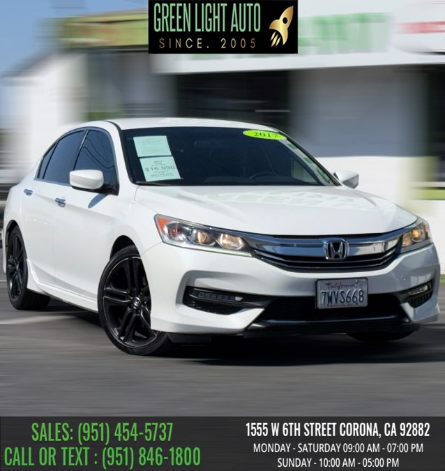 Used 2017 Honda Accord Sedan in Corona, California | Green Light Auto. Corona, California