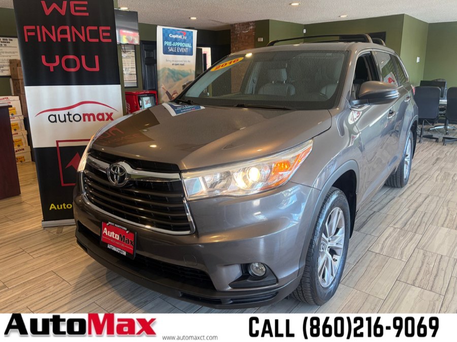 2016 Toyota Highlander AWD 4dr V6 LE (Natl), available for sale in West Hartford, Connecticut | AutoMax. West Hartford, Connecticut