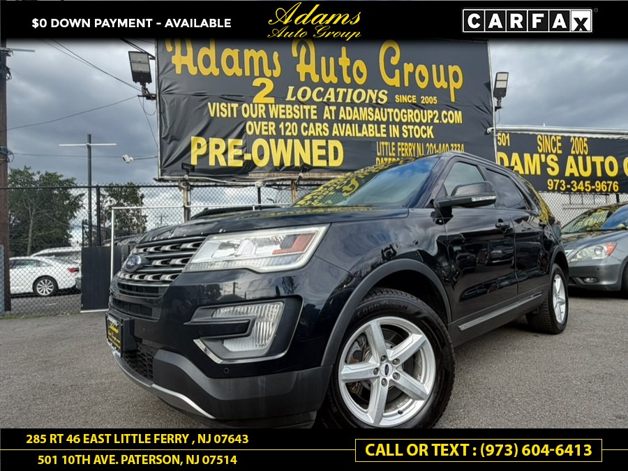 2017 Ford Explorer XLT 4WD, available for sale in Paterson, New Jersey | Adams Auto Group. Paterson, New Jersey