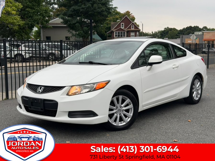 Used 2012 Honda Civic Cpe in Springfield, Massachusetts | Jordan Auto Sales. Springfield, Massachusetts