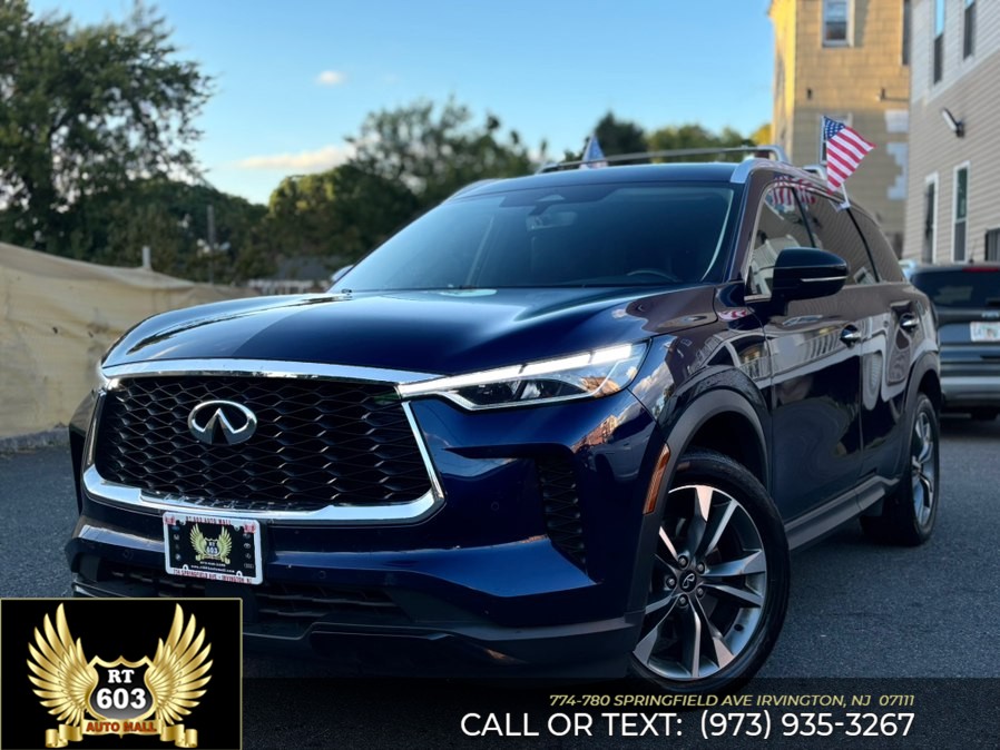 Used INFINITI QX60 LUXE AWD 2023 | RT 603 Auto Mall. Irvington, New Jersey