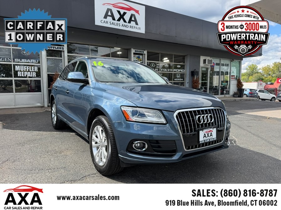 2016 Audi Q5 quattro 4dr 2.0T Premium Plus, available for sale in Bloomfield, Connecticut | AXA Car Sales and Repair LLC. Bloomfield, Connecticut
