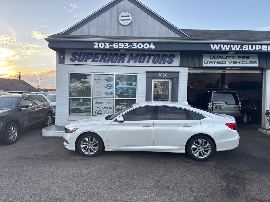 2018 Honda Accord Sedan LX 1.5T CVT, available for sale in Milford, Connecticut | Korhan LLC DBA Superior Motors. Milford, Connecticut