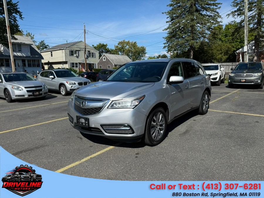 2014 Acura MDX SH-AWD 4dr Tech Pkg, available for sale in Springfield, Massachusetts | Driveline Motors. Springfield, Massachusetts