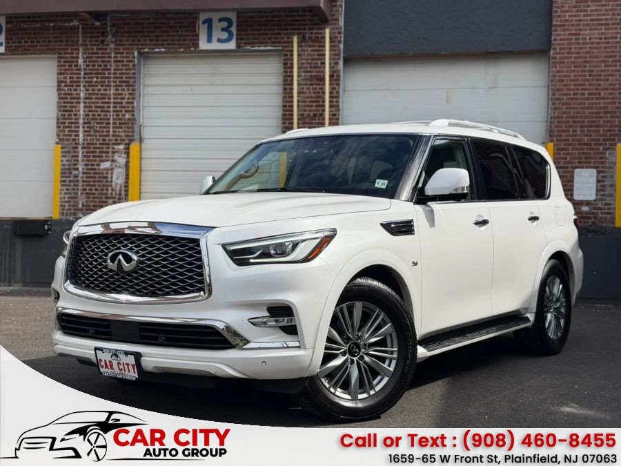2019 Infiniti Qx80 LUXE Sport Utility 4D, available for sale in Plainfield, New Jersey | Car City Auto Group. Plainfield, New Jersey