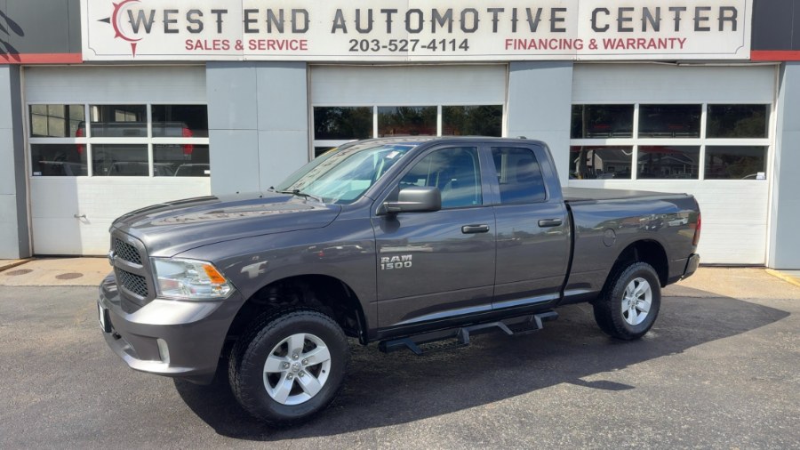 2017 Ram 1500 Express 4x4 Quad Cab 6''4" Box, available for sale in Waterbury, Connecticut | West End Automotive Center. Waterbury, Connecticut