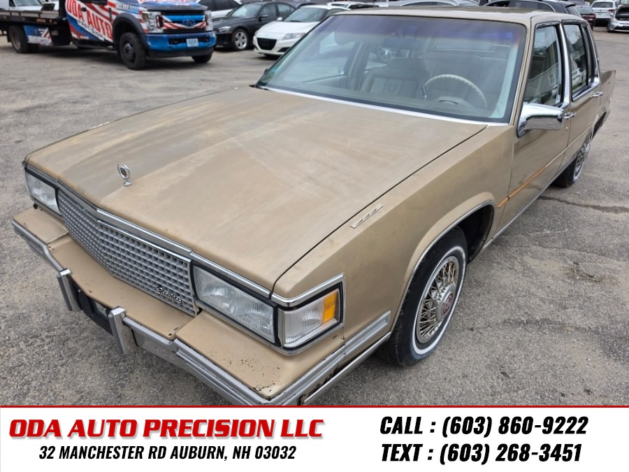 1987 Cadillac Deville/Fleetwood 4dr Sedan Deville, available for sale in Auburn, New Hampshire | ODA Auto Precision LLC. Auburn, New Hampshire