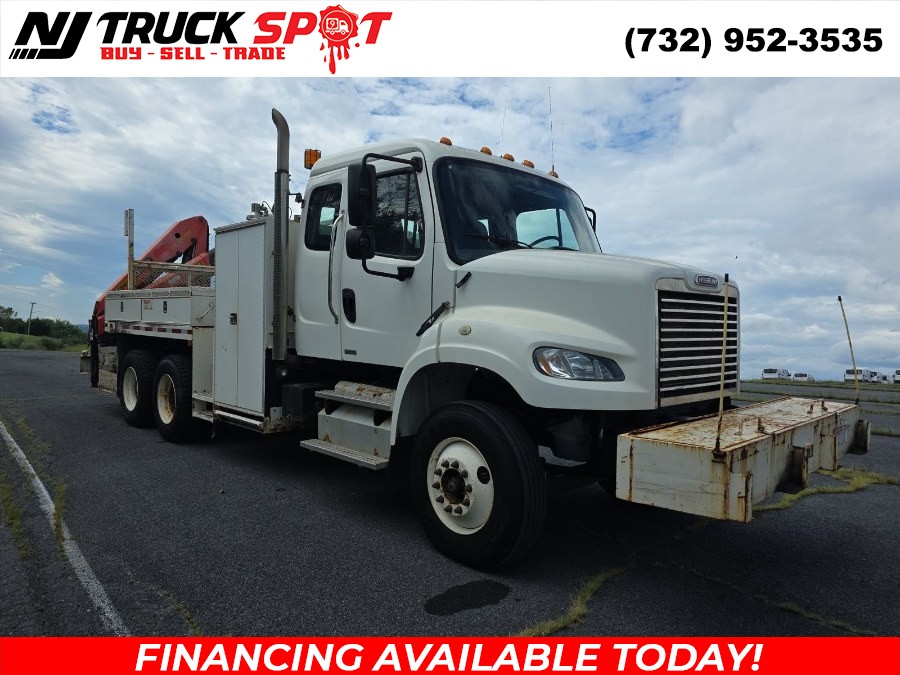 2011 Freightliner M2 PALFINGER PK12000 PERFORMANCE CRANE MOUNTEDKNUCKLE, available for sale in South Amboy, New Jersey | NJ Truck Spot. South Amboy, New Jersey