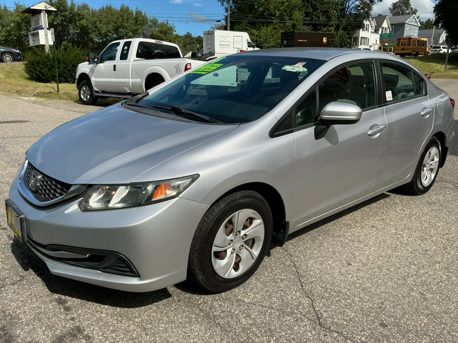 2014 Honda Civic Sedan 4dr CVT LX, available for sale in New Milford, Connecticut | Faustos Auto Body and Repairs LLC. New Milford, Connecticut