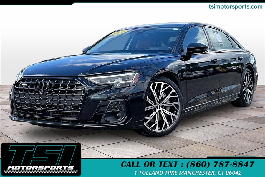 2022 Audi A8 L 55 TFSI quattro, available for sale in Manchester, Connecticut | TSI Motorsports. Manchester, Connecticut